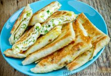 Photo of Лаваш с сыром и зеленью